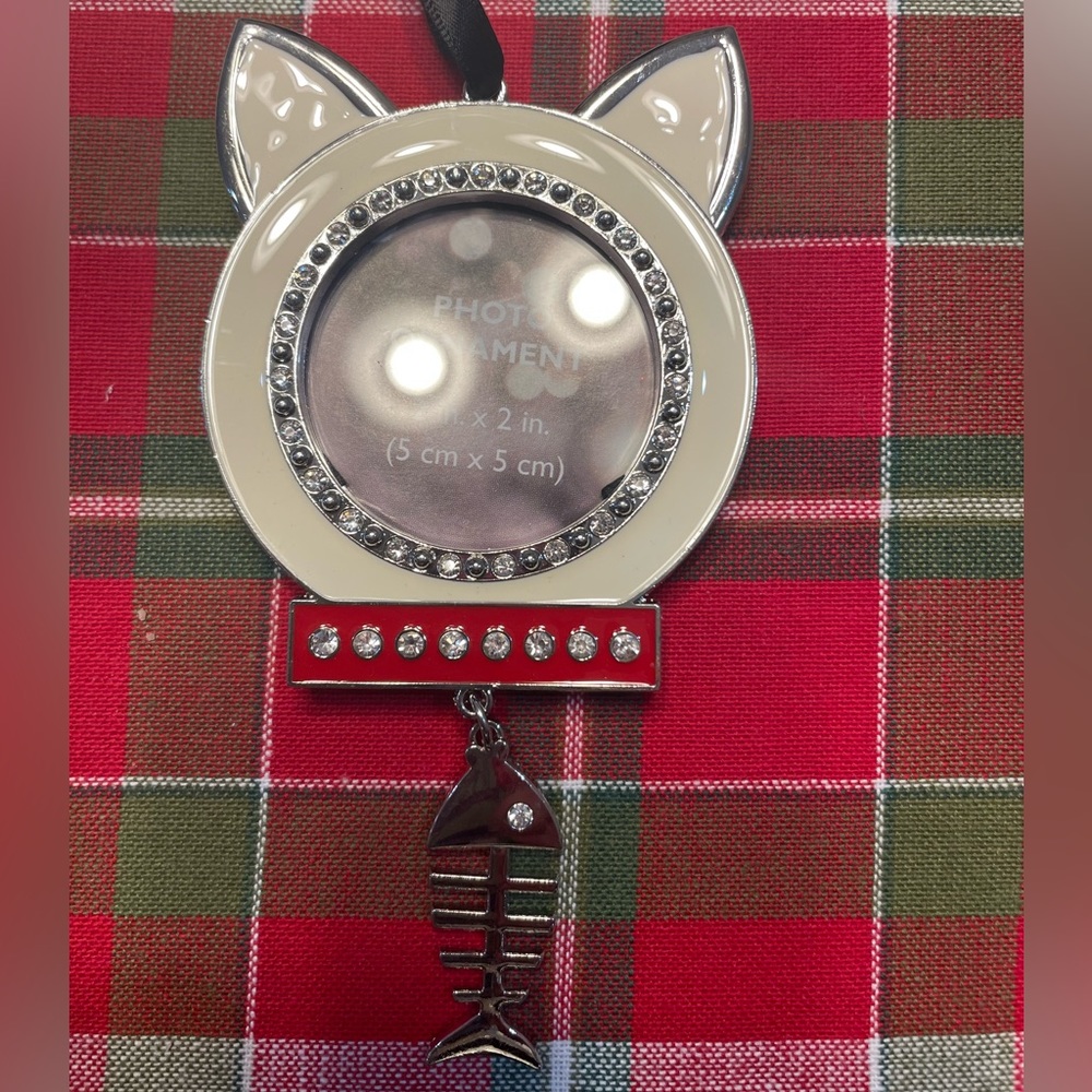Cat Picture Frame Ornament